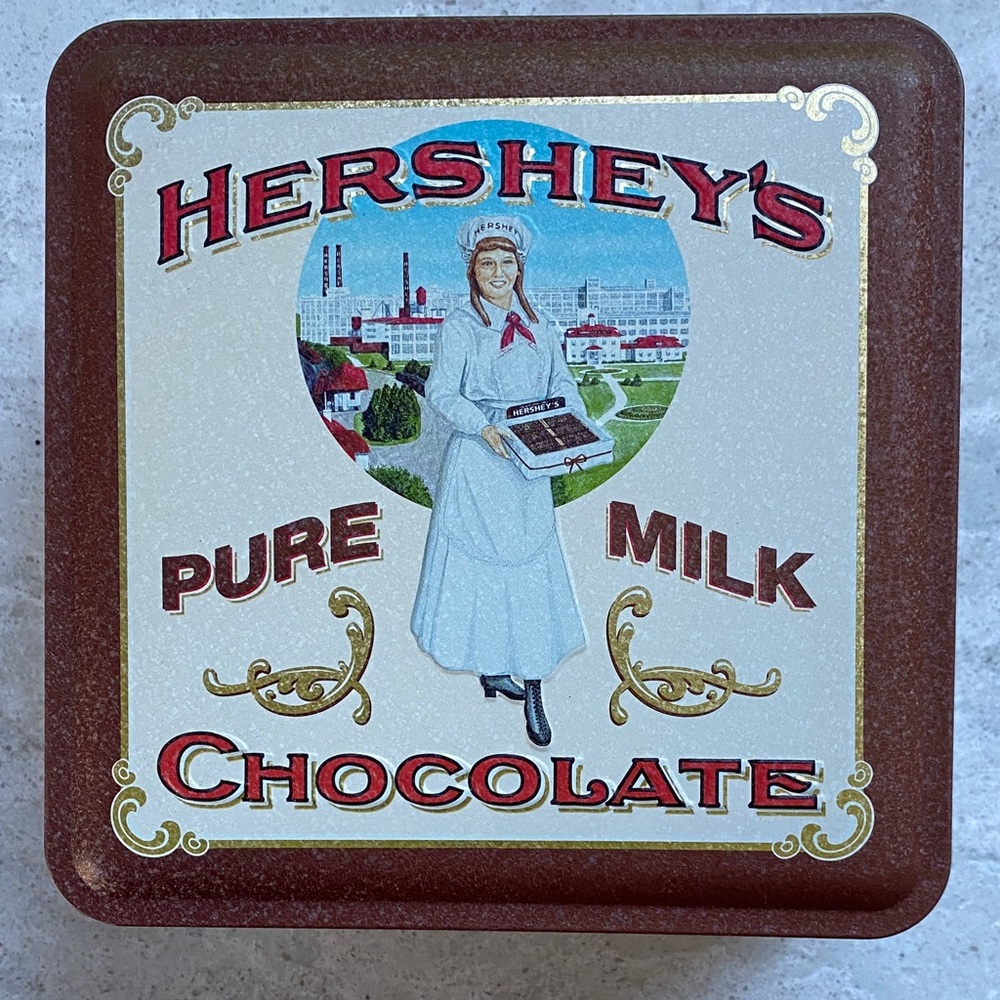 1992 Vintage Edition #2 Hershey’s Girl Pure Milk Chocolate collectible tin